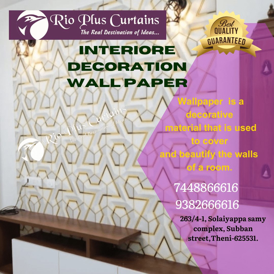 Top Interior Decoration in Theni | Rio Plus Curtains