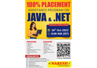 JAVA and .NET Online Training in NareshIT – Free Demo