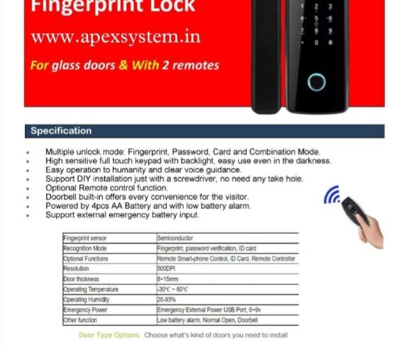 Buy APEX Digital Door Lock Online | Apexsystem.in