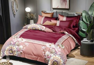 Buy Pink Imported Cotton Bedsheet in India | Home Holics