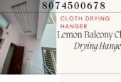 Buy Lemon Balcony Cloth Drying Hanger in Hyderabad