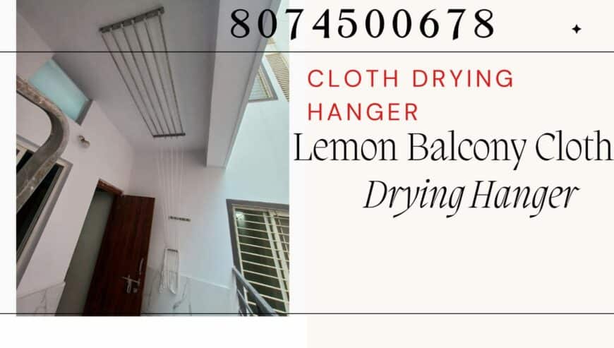 Buy Lemon Balcony Cloth Drying Hanger in Hyderabad