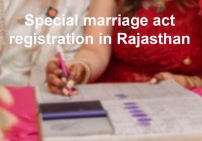 Special Marriage Act Registration in Rajasthan | VyaparSuraksha.com