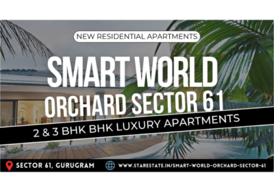 2 and 3 BHK Apartments at Smart World Orchard Sector 61 Gurugram