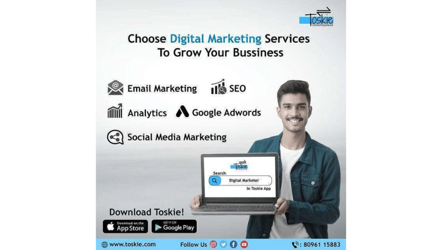 Digital Marketing Consultant Hyderabad | Toskie App