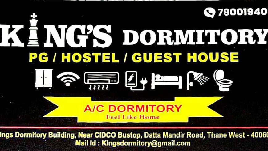 PG / Hostel / Guest House in Thane West | King’s Dormitory