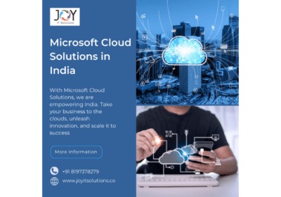 Microsoft Cloud Solutions in India | Joy IT Solutions