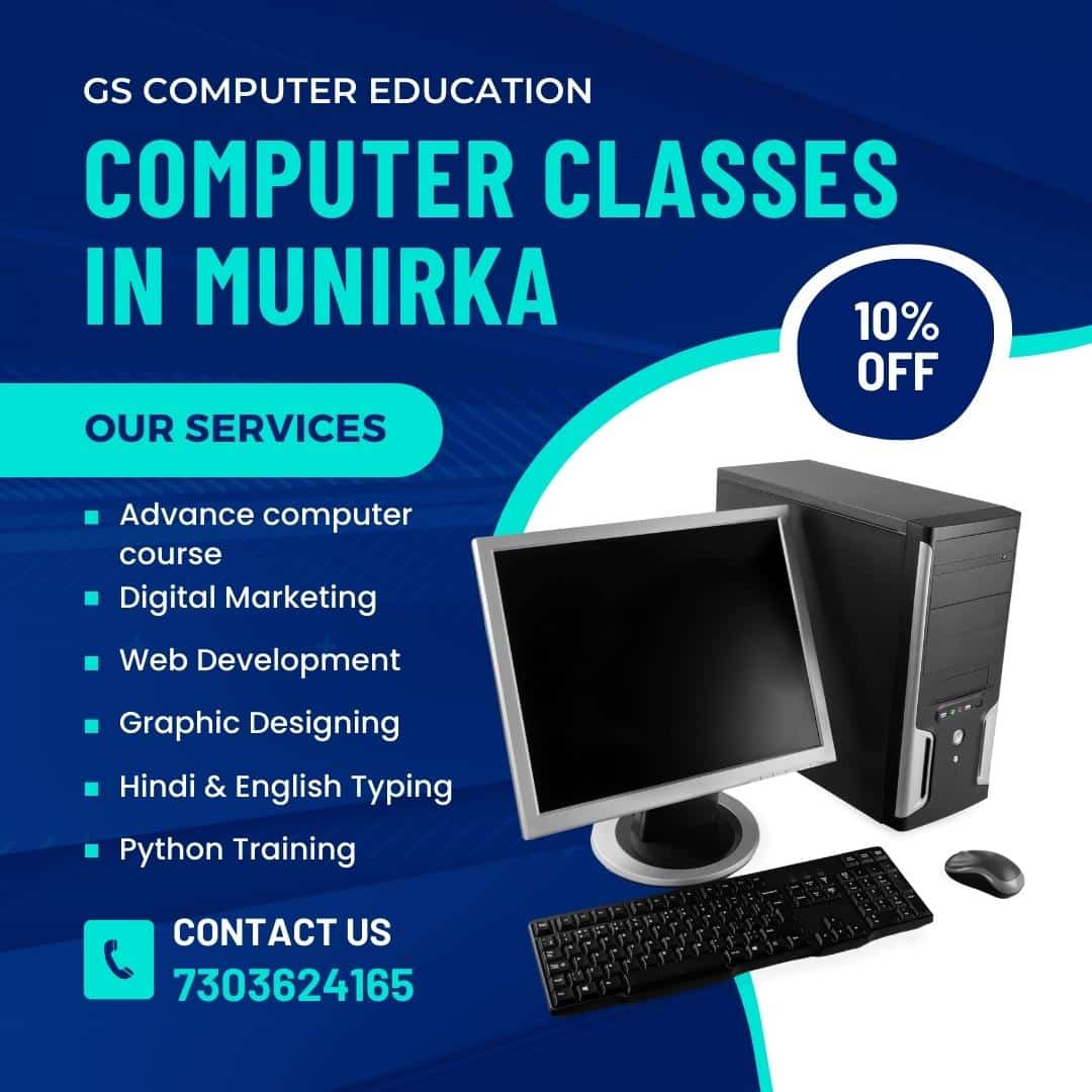 Web Development Institute in Munirka | GS Computer Education