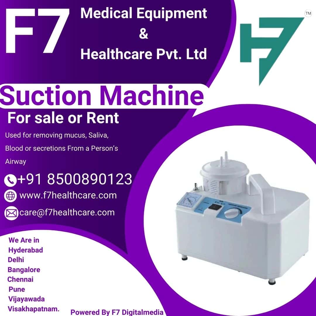 Suction Machine in Chennai | F7 Healthcare