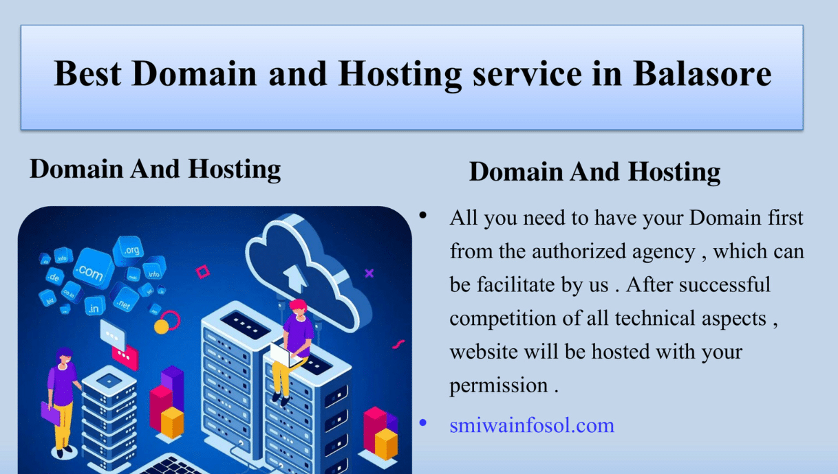 Top Domain and Web Hosting Service in Balasore | Smiwa Infosol