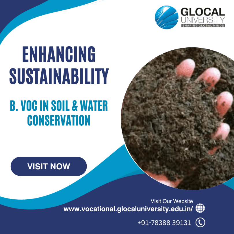 Enhancing Sustainability - B. Voc in Soil and Water Conservation | Glocal University