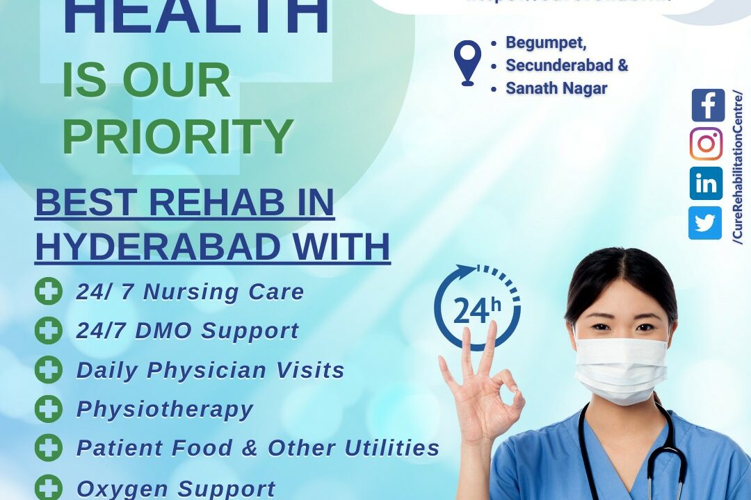 Cure Rehab Rehabilitation Centre in Marredpally | Cure Rehab Rehabilitation Centre in Begumpet