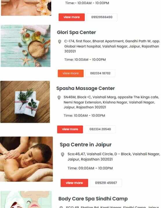 Massage Parlor Spa in Jaipur Body Spa Jaipur