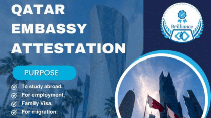 Qatar-Embassy-Attestation-in-India-For-Document-Authentication-Brilliance-Attestation