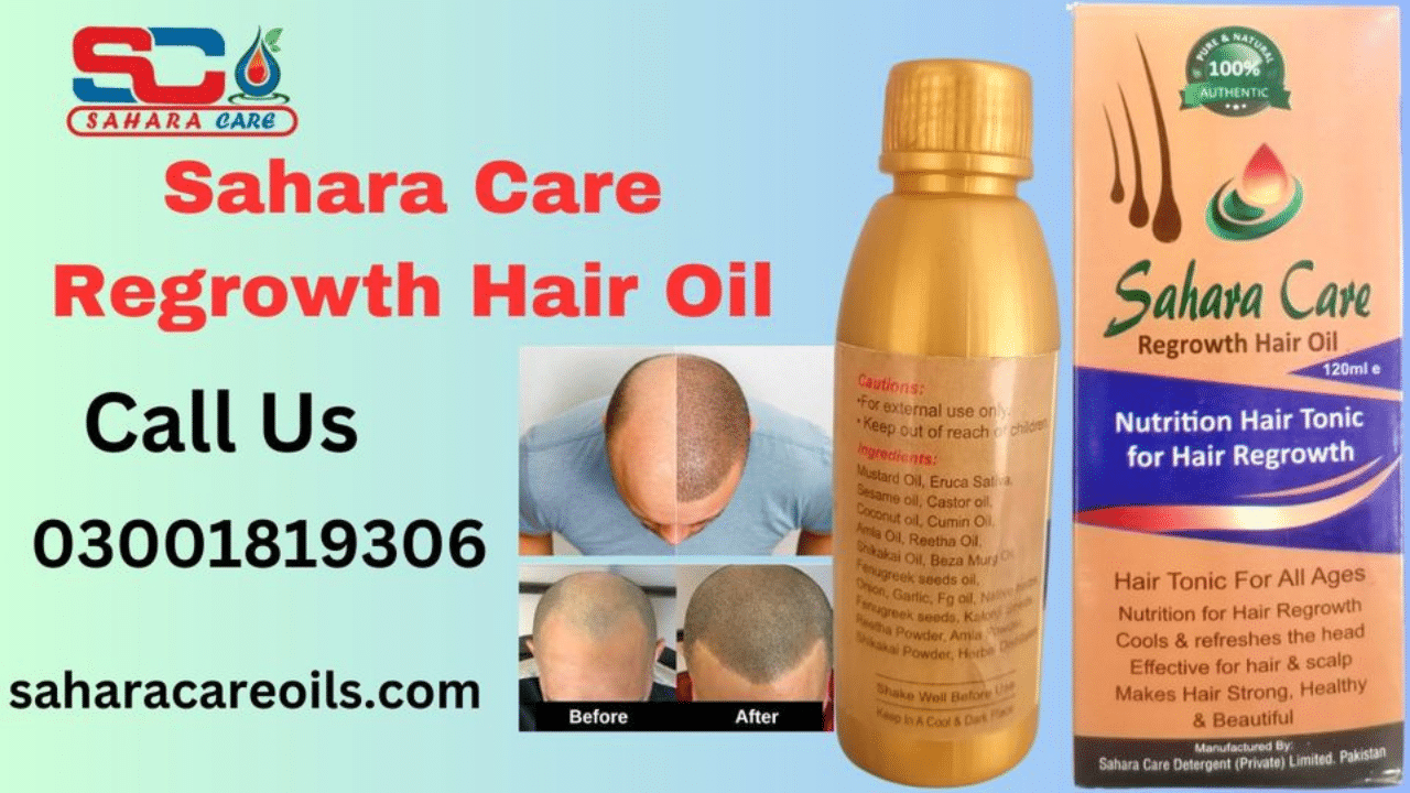 Sahara Care Regrowth Hair Oil in Kohat