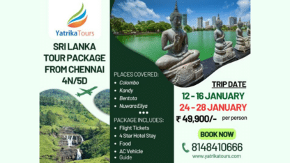 Srilanka-Tour-Package-From-Chennai-Yatrika-Tours