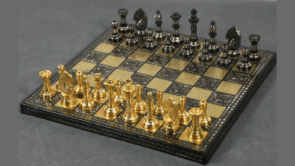 Staunton-Inspired-Brass-Metal-Luxury-Chess-Pieces-and-Board-Set-12-Royal-Chess-Mall-India