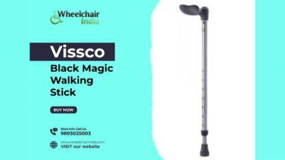 Vissco-Black-Magic-Walking-Stick-Wheelchair-India