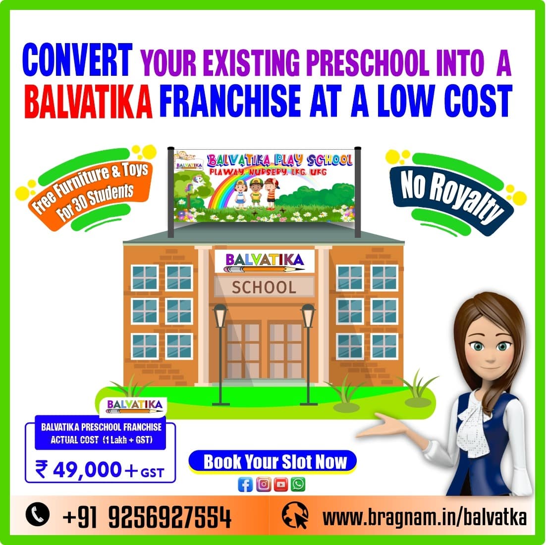 Pre School Franchise in India | Balvatika