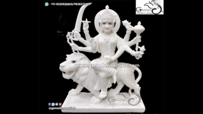 Affordable-Handmade-Durga-Marble-Statue-in-Jaipur
