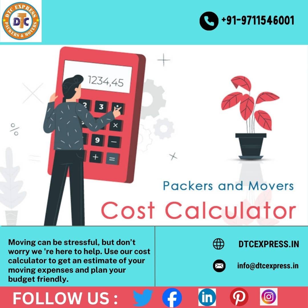 Packers and Movers Cost Calculator | House Shifting Charges Calculator | Dtc Express Packers and Movers