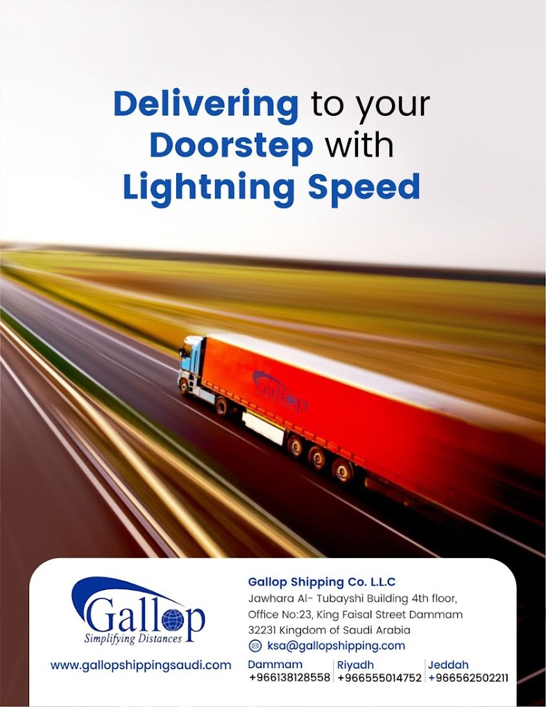 Gallop Shipping - Your Trusted Door to Door Delivery Service in Dammam Saudi Arabia