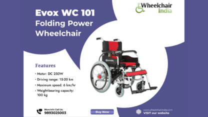 Evox-WC-101-Folding-Power-Wheelchair-at-Wheelchair-India