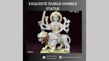 Exquisite-Durga-Marble-Statue-Ganesh-Moorti-Art