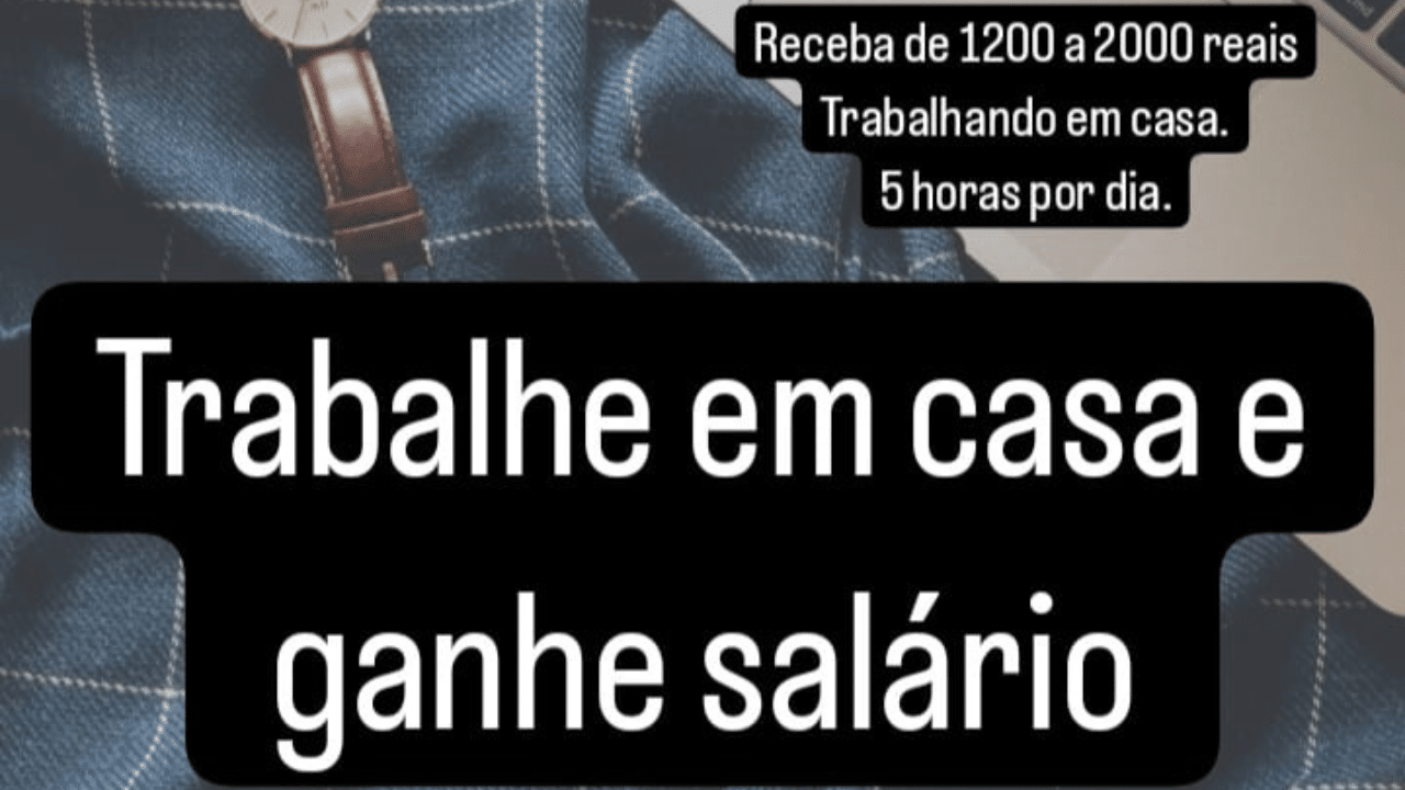Ganhe salário pela Internet trabalhando em casa