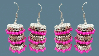 Layer-Oxidized-Earrings-with-Ghungroo-in-Kochi-Aakarshan