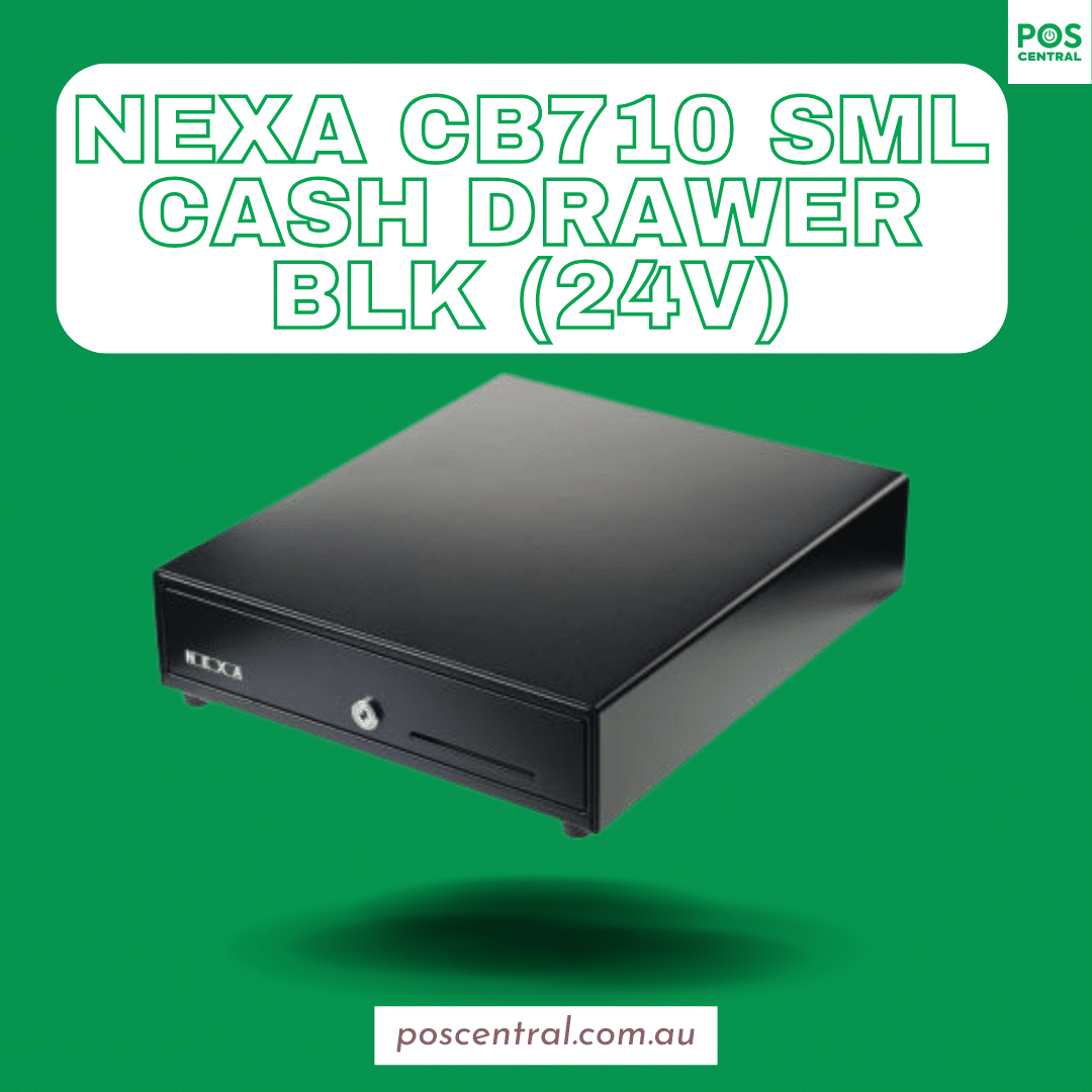 Compact Nexa CB710 Cash Drawer - Perfect For Retail, 4-Note/8-Coin, 24V - Buy Now