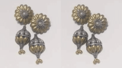 Oxidised-Dual-Tone-Earrings-in-Kochi-Aakarshan