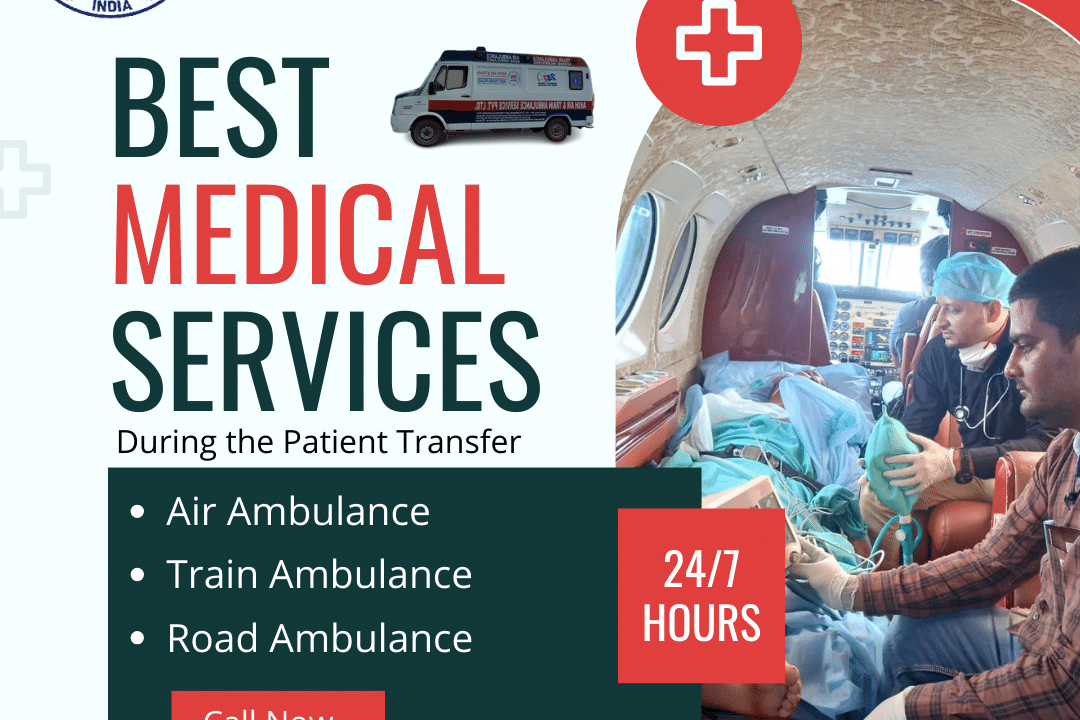 Ansh Air Ambulance in Patna with Efficient Patient Transfer Facilities