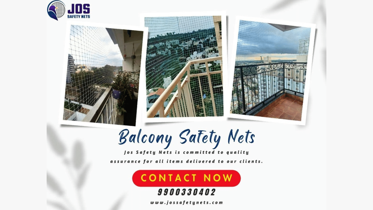 Ensure Balcony Safety with Top-Quality Nets in Bangalore | Jos Safety Nets