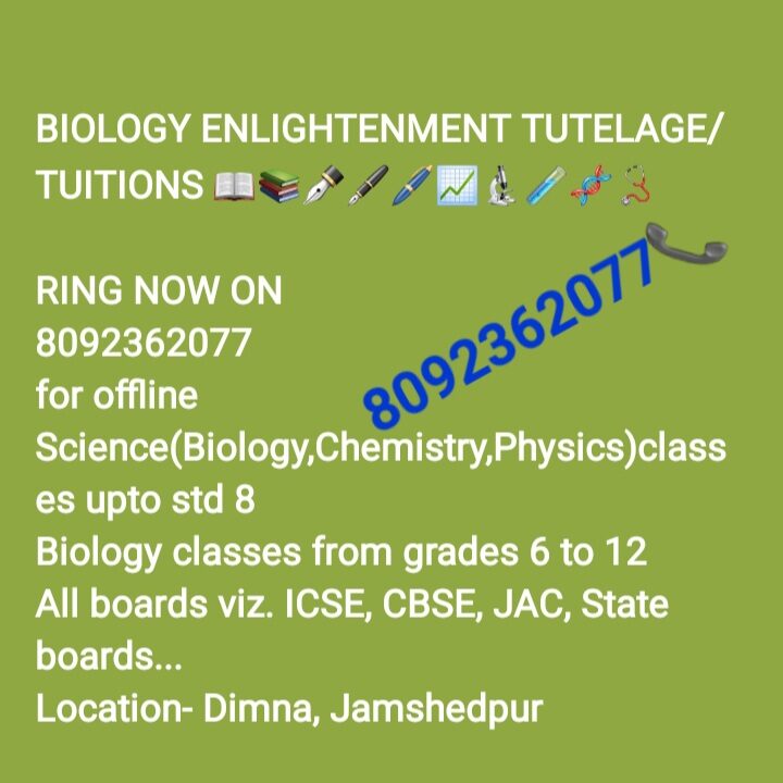 Biology Enlightenment Tutelage/Tuitions in Dimna
