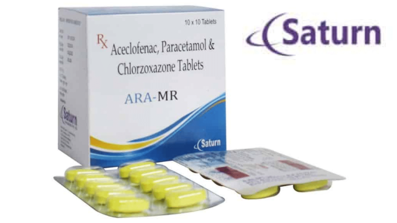 ACECLOFENAC PARACETAMOL CHLORZOXAZONE TABLETS | ARA-MR