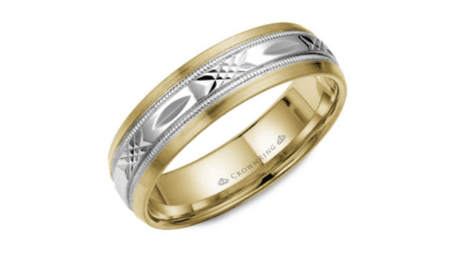 Crown-Ring-Carved-Mens-Wedding-Band