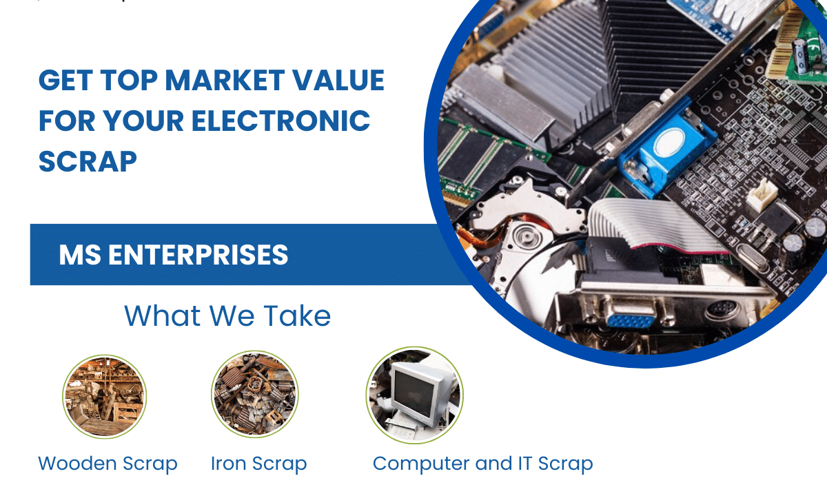 Get Top Market Value For Your Electronic Scrap | MS Enterprises