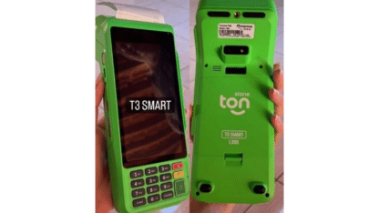 Maquina-de-cartao-inteligente-Ton-T3-com-2-bateriasQrcode-e-touch-screen-no-Brasil