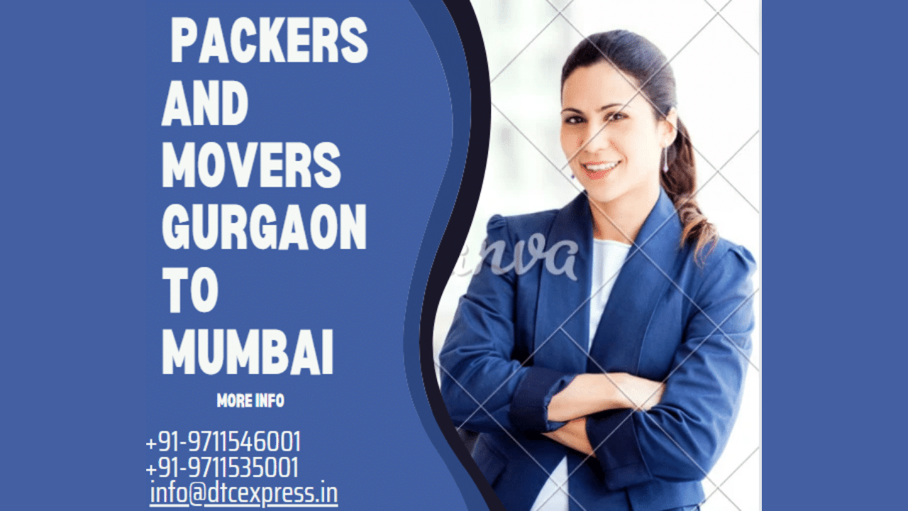 Book Packers and Movers in Gurgaon to Mumbai