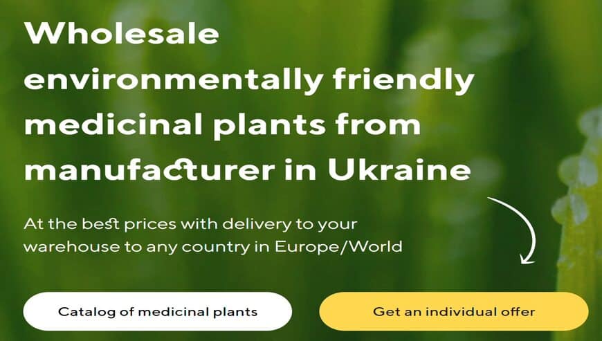 Försäljning av medicinalväxter i bulk från tillverkaren till de bästa priserna