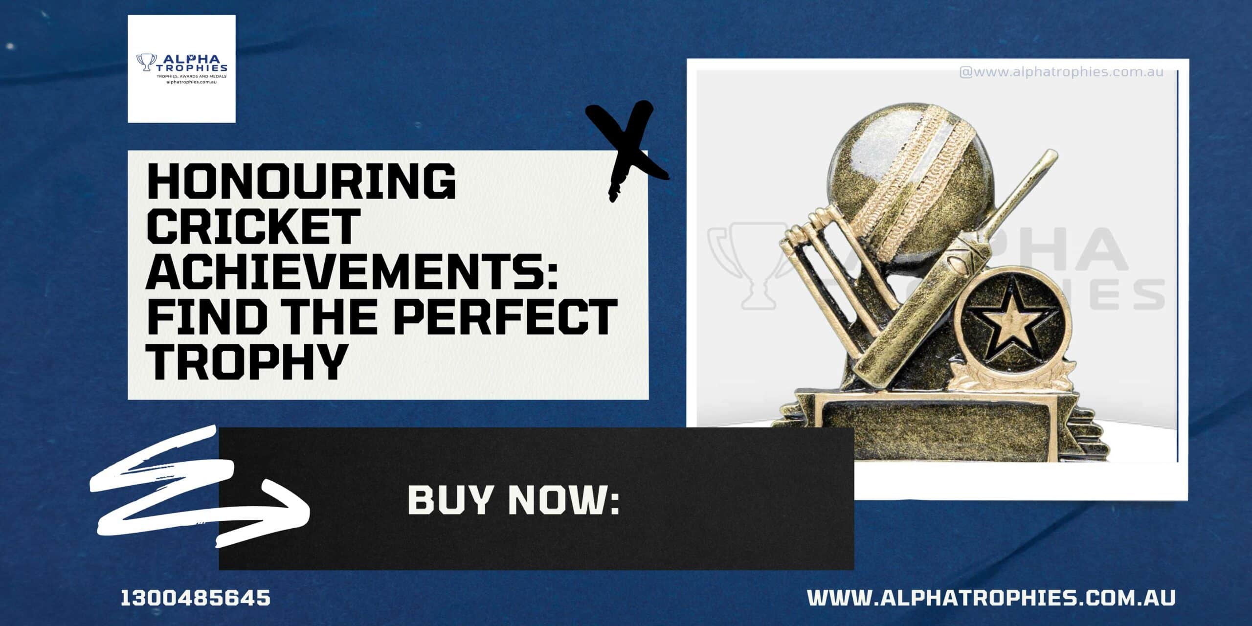Honouring Cricket Achievements - Find The Perfect Cricket Trophy