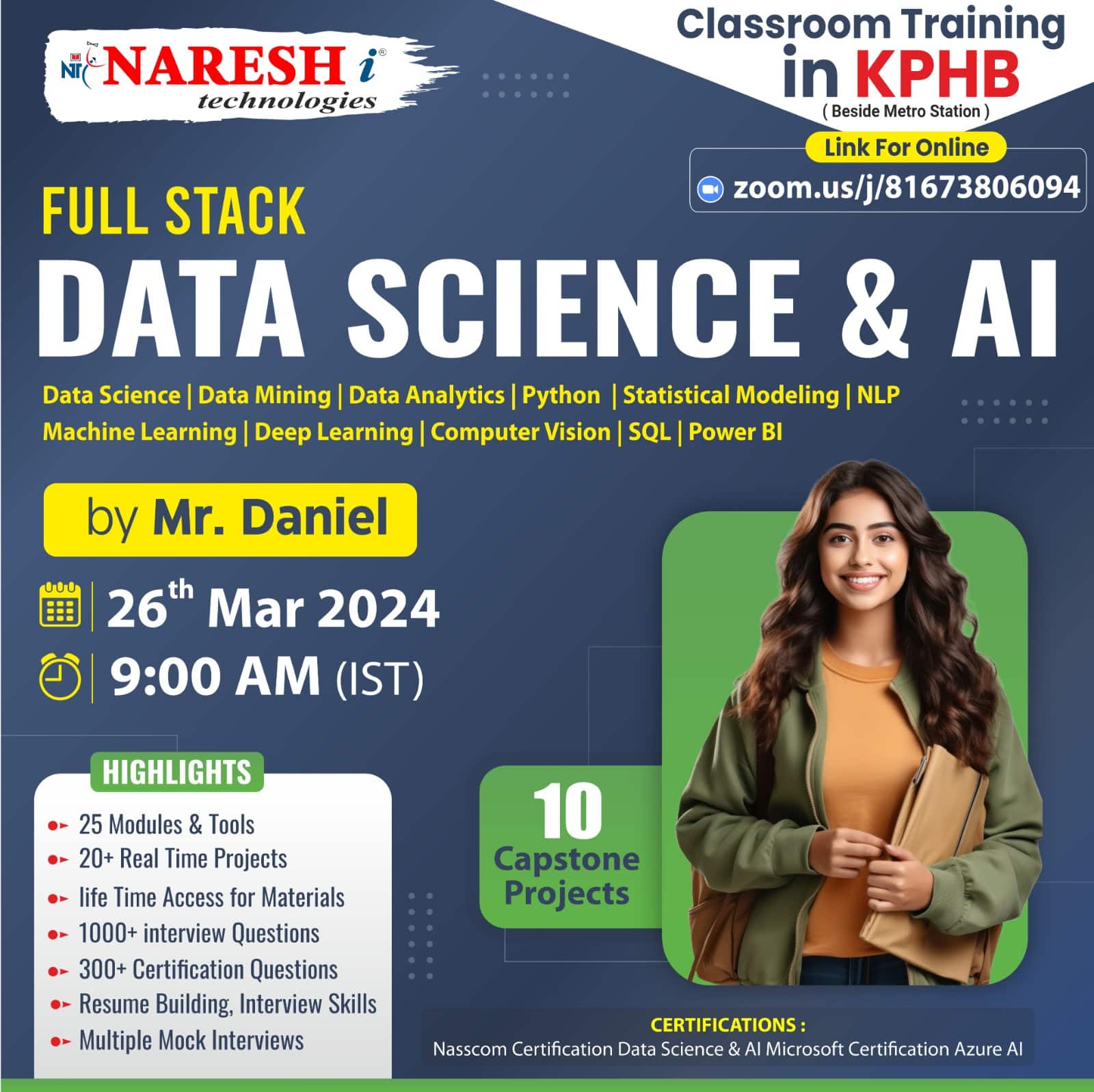 2024 Data Science Training Institutes in KPHB