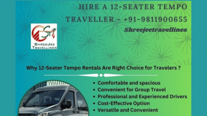 Hire-a-12-Seater-Tempo-Traveller-Shreejee-Travellines