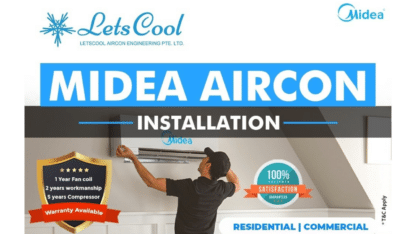 Midea-Aircon-Installation
