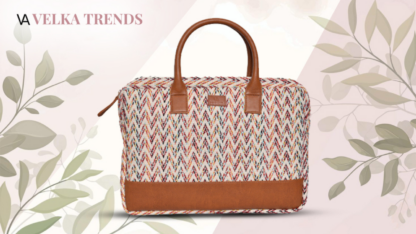 Textured-Cotton-Laptop-Bag-and-Cotton-Lurex-Wallet-Velkatrends