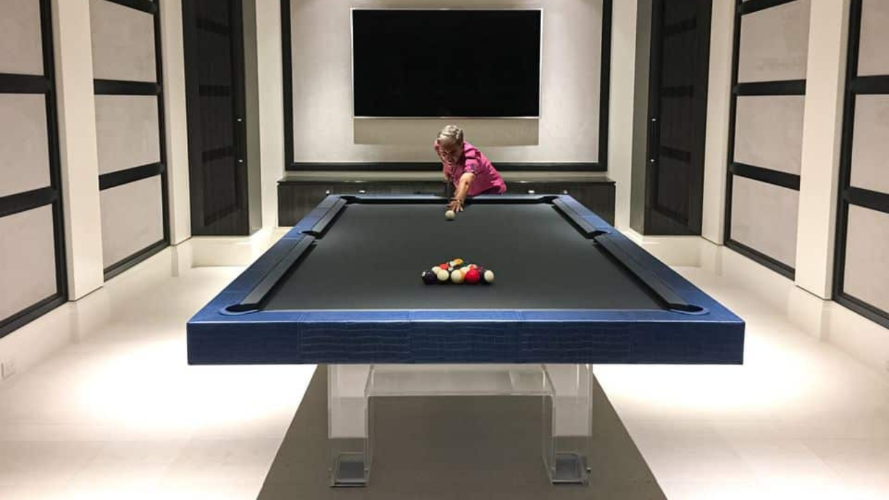 Arock Lucite Pool Table | Glass Pool Table and Acrylic Lucite Pool Tables | Pool Table Portfolio