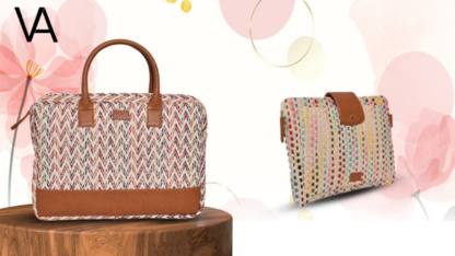 Textured-Cotton-Laptop-Sleeve-Bag-by-Velkatrends