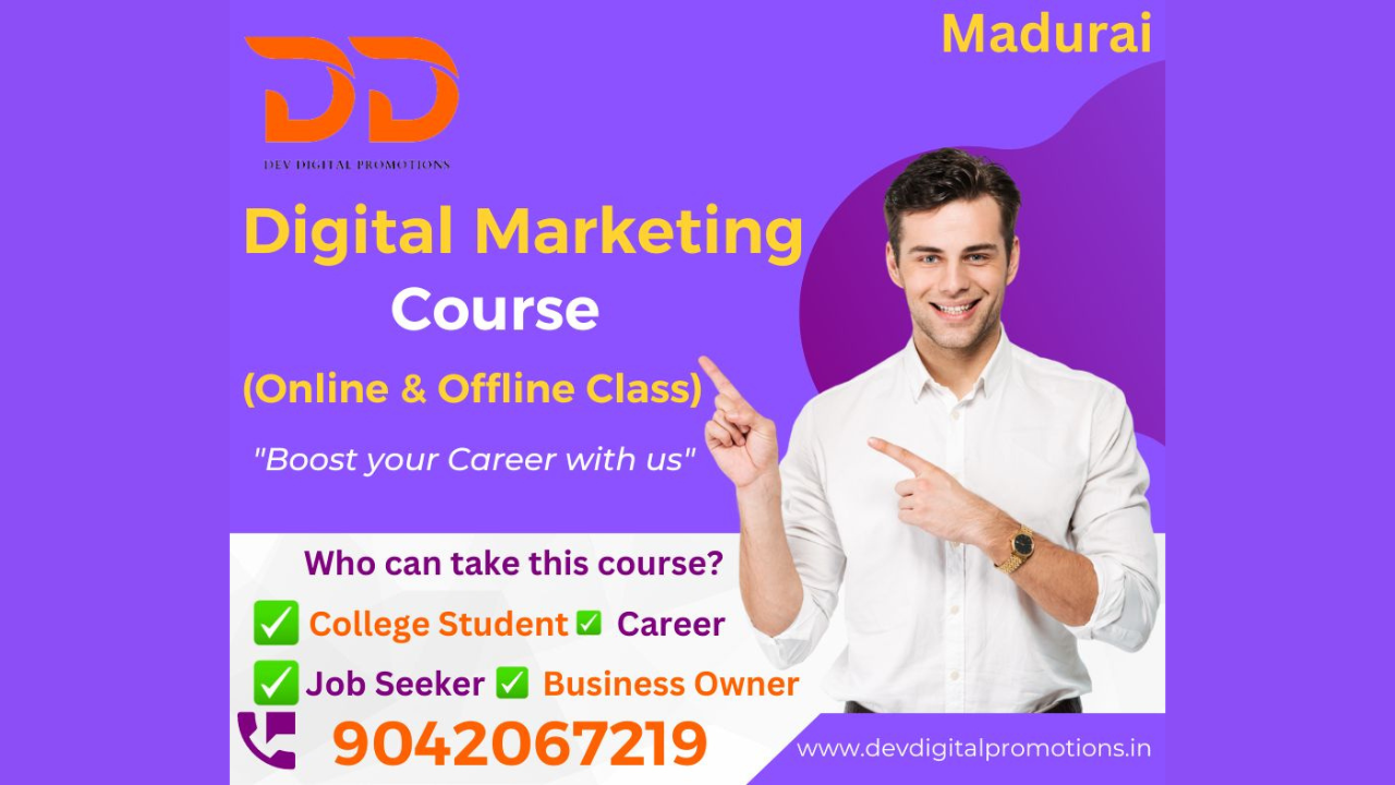 Social Media Marketing Training Course in Madurai