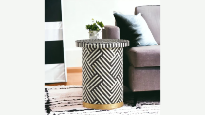 Bone-Inlay-Side-Table-with-Drawer